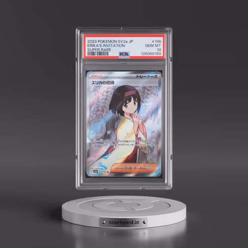 2023 Pokémon Sv2a-Pokemon 151 #196 Erika's Invitation - Super Rare (PSA 10 GEM MINT)