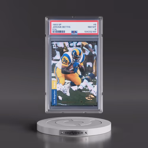 1993 SP #6 Jerome Bettis - Foil (PSA 8 NM-MT)