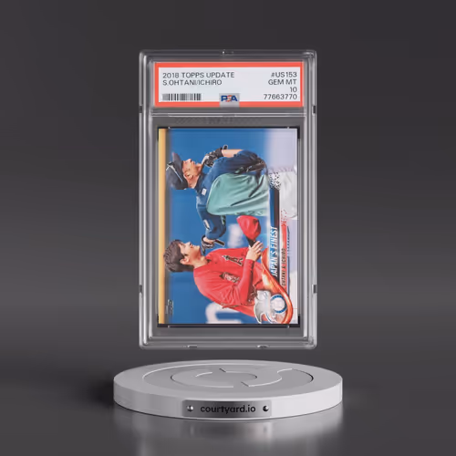 2018 Topps Update #US153 Ichiro/Shohei Ohtani (PSA 10 GEM MINT)