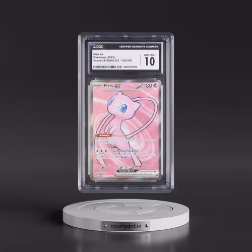 2023 Scarlet & Violet 151 - MEW EN #193/165 Mew ex - Ultra Rare Holo (CGC 10 GEM MINT)