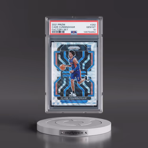 2021 Panini Prizm Factory Set #282 Cade Cunningham (PSA 10 GEM MINT)