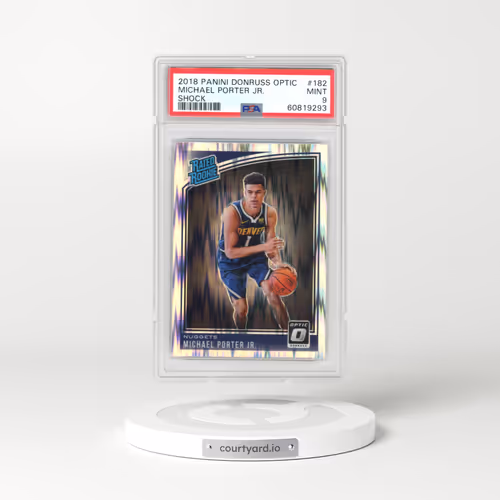 2018 Panini Donruss Optic #182 Michael Porter Jr. - Shock (PSA 9 MINT)