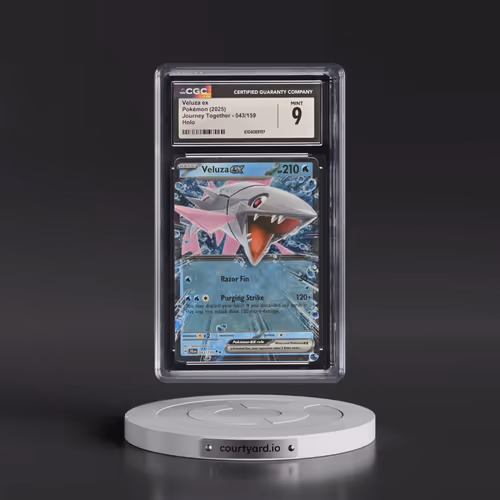2025 Journey Together - JTG EN #043/159 Veluza ex - Holo (CGC 9 MINT)