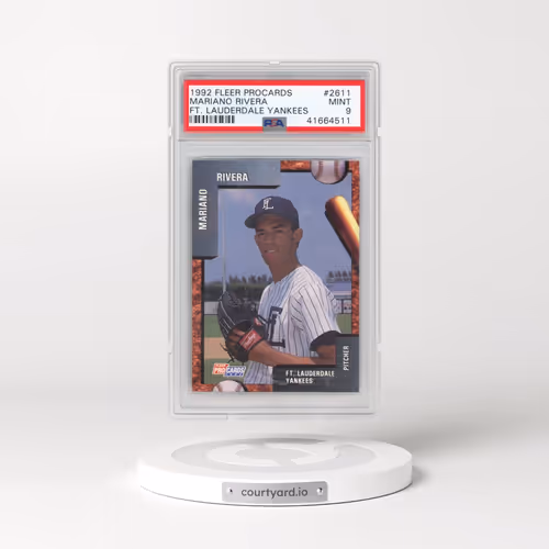 1992 Fleer Procards FT. Lauderdale Yankees #2611 Mariano Rivera (PSA 9 MINT)