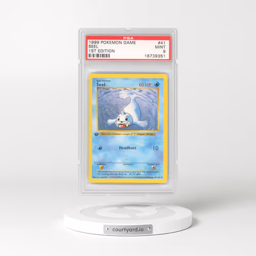 1999 Pokémon Game #41 Seel - 1st Edition (PSA 9 MINT)