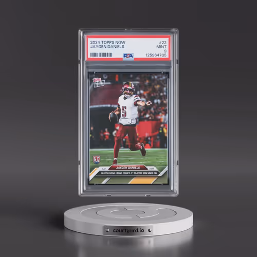 2024 Topps Now #22 Jayden Daniels (PSA 9 MINT)