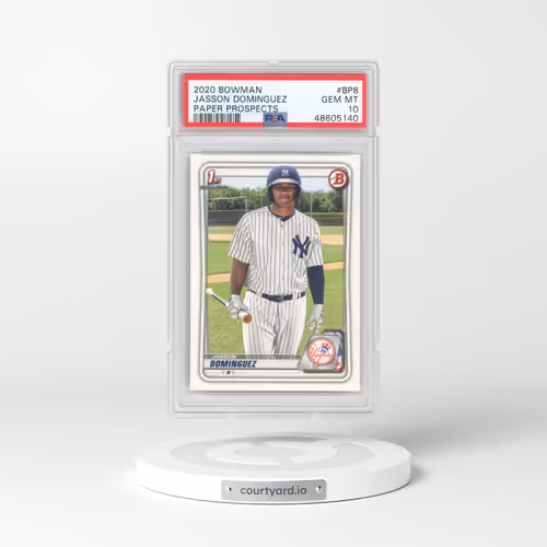2020 Bowman Paper Prospects #BP8 Jasson Dominguez (PSA 10 GEM MINT)