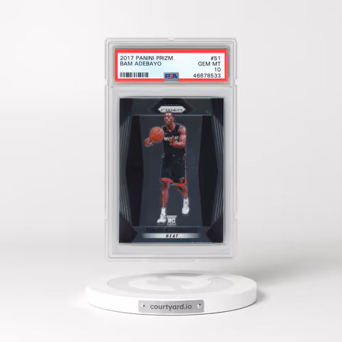 2017 Panini Prizm #51 Bam Adebayo (PSA 10 GEM MINT)