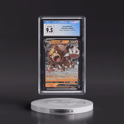 2022 Silver Tempest #102/195 Ursaluna V - Holo (CGC 10 GEM MINT)