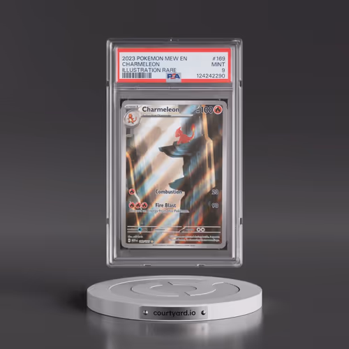 2023 Pokémon Mew EN-151 #169 Charmeleon - Illustration Rare (PSA 9 MINT)