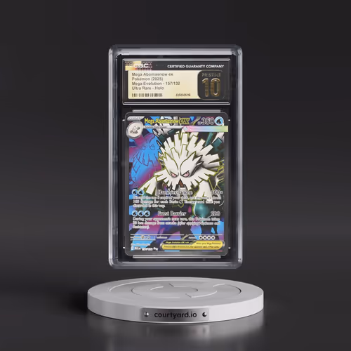 2025 Mega Evolution - MEG EN #157/132 Mega Abomasnow ex - Ultra Rare Holo (CGC 10 PRISTINE)