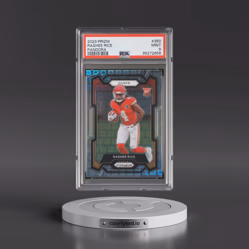 2023 Panini Prizm #350 Rashee Rice - Pandora (PSA 9 MINT)