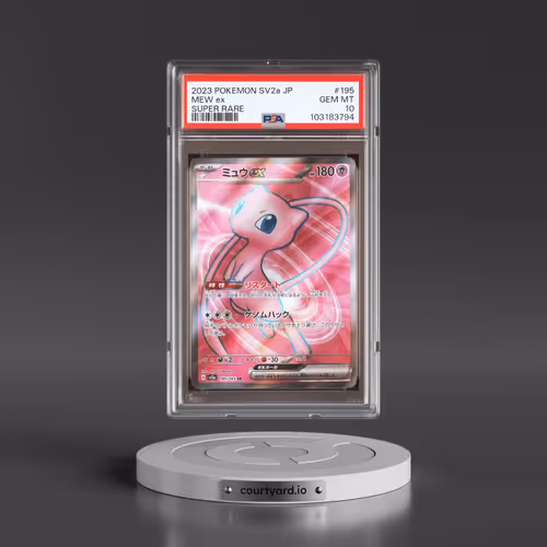 2023 Pokémon Sv2a-Pokemon 151 #195 Mew EX - Holo Super Rare (PSA 10 GEM MINT)