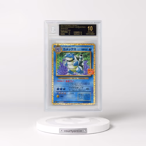 2021 25th Anniversary Promo Pack - S8a-P #003 Blastoise - Holo Base Set (BGS 10 PRISTINE)