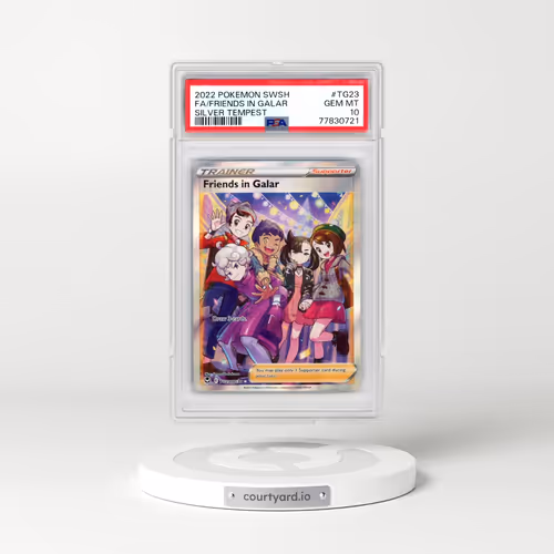 2022 Pokémon Sword & Shield Silver Tempest #TG23 Friends in Galar - Full Art (PSA 10 GEM MINT)