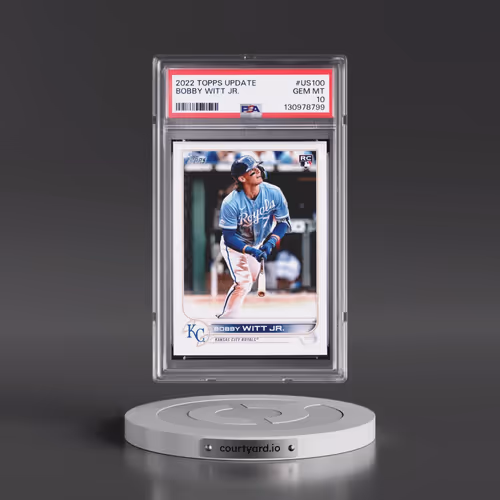 2022 Topps Update #US100 Bobby Witt Jr. (PSA 10 GEM MINT)