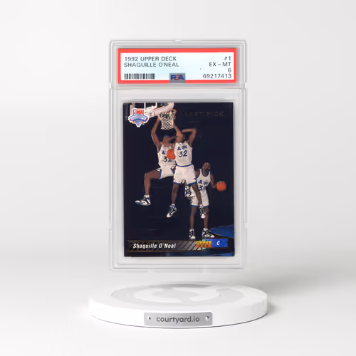 1992 Upper Deck #1 Shaquille O'Neal (PSA 6 EX-MT)