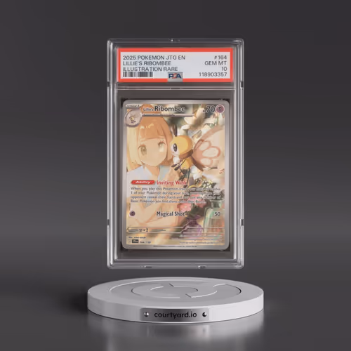 2025 Pokémon Jtg EN-Journey Together #164 Lillie's Ribombee - Illustration Rare (PSA 10 GEM MINT)