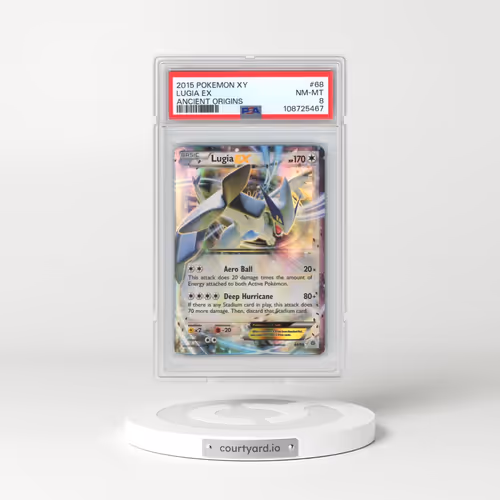 2015 Pokémon XY Ancient Origins #68 Lugia EX - Holo (PSA 8 NM-MT)