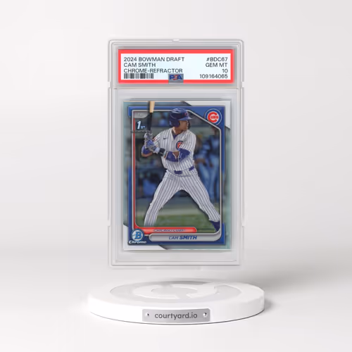 2024 Bowman Draft #BDC67 Cam Smith - Chrome-Refractor (PSA 10 GEM MINT)