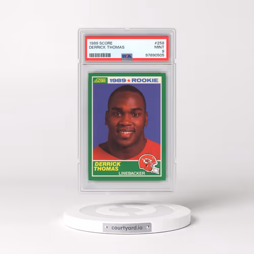 1989 Score #258 Derrick Thomas (PSA 9 MINT)