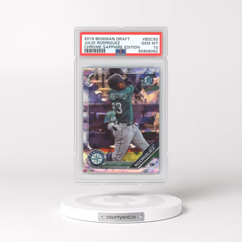 2019 Bowman Draft Chrome Sapphire Edition #BDC60 Julio Rodriguez (PSA 10 GEM MINT)