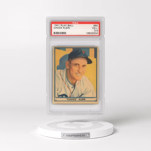 1941 Play Ball #60 Chuck Klein (PSA 3.5 VG+)