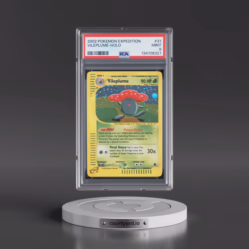 2002 Pokémon Expedition #31 Vileplume - Holo (PSA 9 MINT)