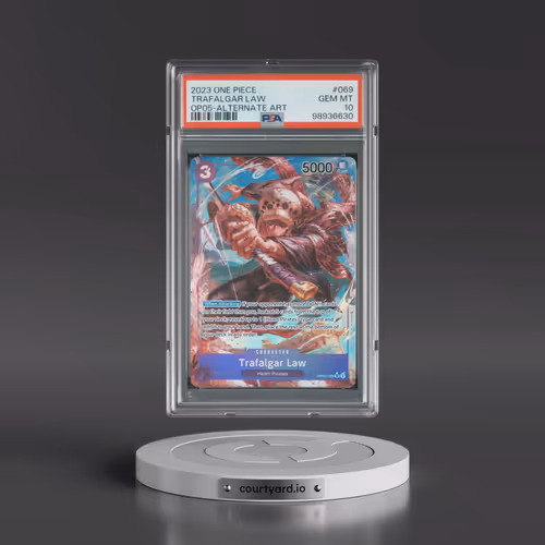 2023 One Piece OP05-Awakening of the New Era #069 Trafalgar Law - Alternate Art (PSA 10 GEM MINT)