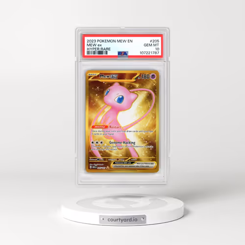 2023 Pokémon Mew EN-151 #205 Mew EX - Holo Hyper Rare (PSA 10 GEM MINT)