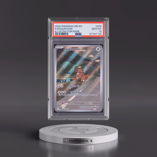 2025 Pokémon Dri EN-Destined Rivals #204 Kangaskhan - Illustration Rare (PSA 10 GEM MINT)