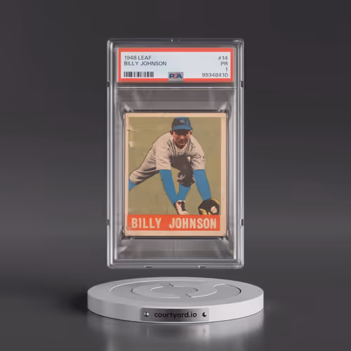 1948 Leaf #14 Billy Johnson (PSA 1 PR)