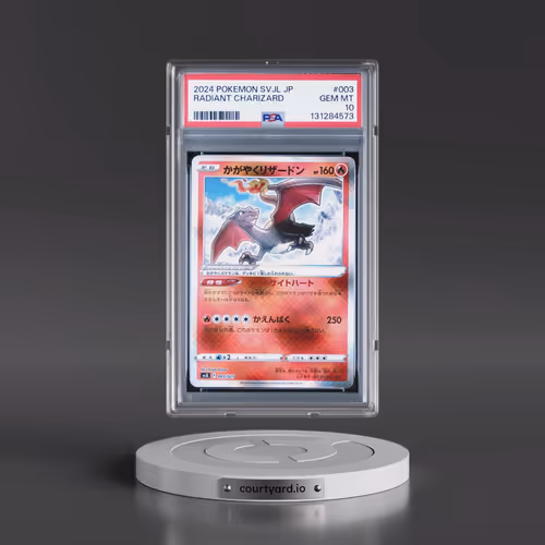 2024 Pokémon Svjl-Battle Master Deck Terastal Charizard EX #003 Radiant Charizard - Holo (PSA 10 GEM