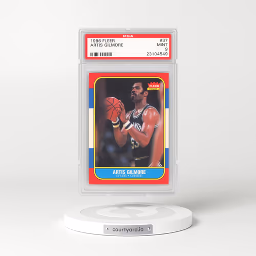1986 Fleer #37 Artis Gilmore (PSA 9 MINT)