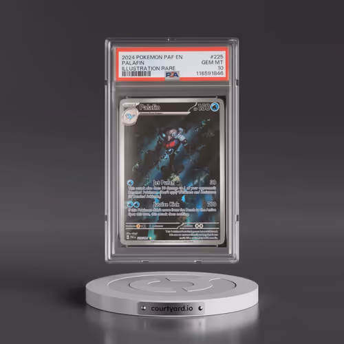 2024 Pokémon Paf EN-Paldean Fates #225 Palafin - Illustration Rare (PSA 10 GEM MINT)