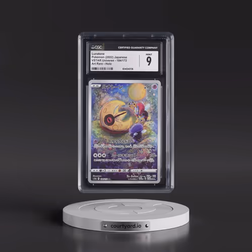 2022 VSTAR Universe #184/172 Lunatone - Art Rare Holo (CGC 9 MINT)