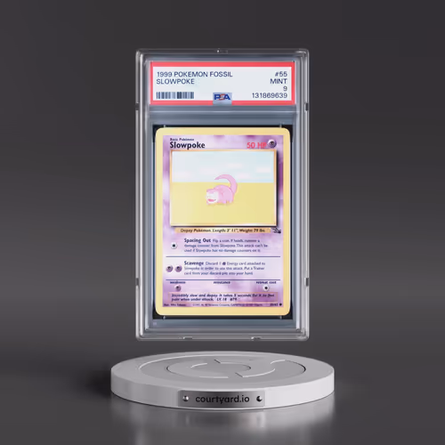 1999 Pokémon Fossil #55 Slowpoke (PSA 9 MINT)
