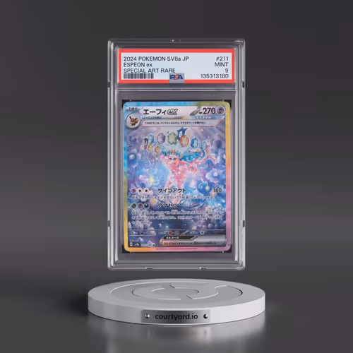 2024 Pokémon Sv8a-Terastal Fest EX #211 Espeon EX - Holo Special Art Rare (PSA 9 MINT)