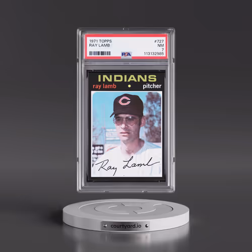 1971 Topps #727 Ray Lamb (PSA 7 NM)