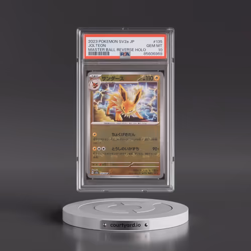 2023 Pokémon Sv2a-Pokemon 151 #135 Jolteon - Reverse Holo Master Ball (PSA 10 GEM MINT)
