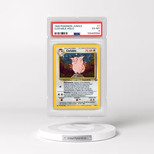 1999 Pokémon Jungle #1 Clefable - Holo (PSA 6 EX-MT)