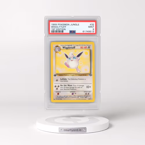 1999 Pokémon Jungle #32 Wigglytuff - 1st Edition (PSA 9 MINT)