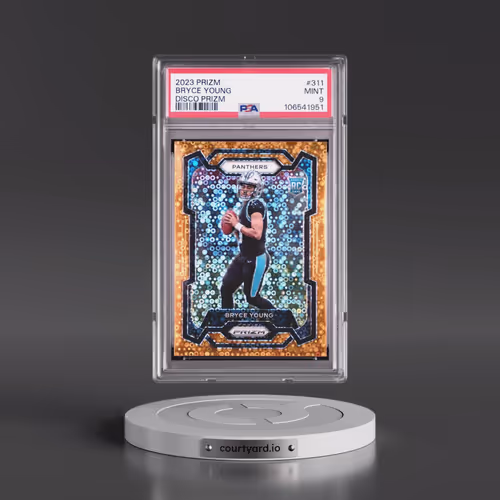 2023 Panini Prizm #311 Bryce Young - Disco Prizm (PSA 9 MINT)