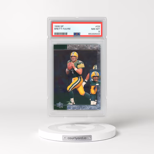 1996 SP #33 Brett Favre (PSA 8 NM-MT)