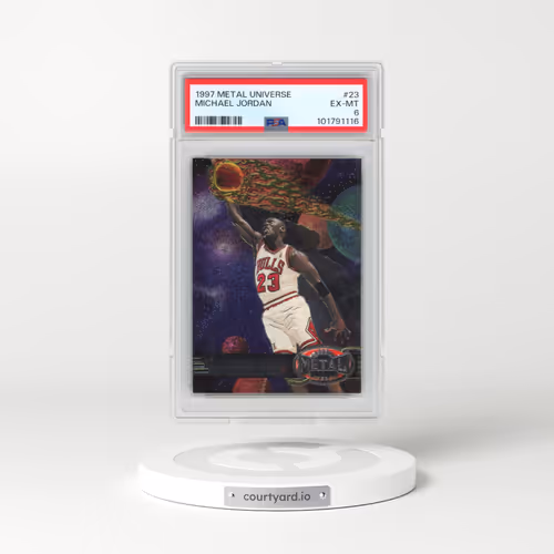 1997 Metal Universe #23 Michael Jordan (PSA 6 EX-MT)