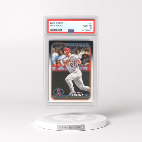 2024 Topps #27 Mike Trout (PSA 10 GEM MINT)
