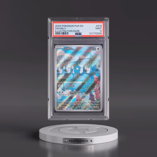 2023 Pokémon Par EN-Paradox Rift #213 Swablu - Illustration Rare (PSA 9 MINT)