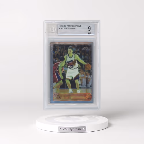 1996 Topps Chrome #182 Steve Nash (BGS 9 MINT)