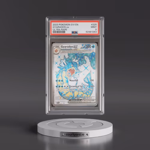2023 Pokémon Svi EN-Scarlet & Violet #225 Gyarados EX - Holo Ultra Rare (PSA 9 MINT)