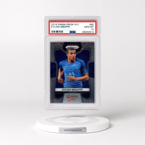 2018 Panini Prizm World Cup #80 Kylian Mbappe (PSA 10 GEM MINT)